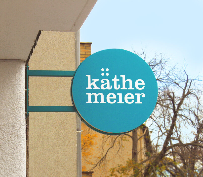 Nasenschild Käthe Meier von der KBZ Werbetechnik in Köln Nippes